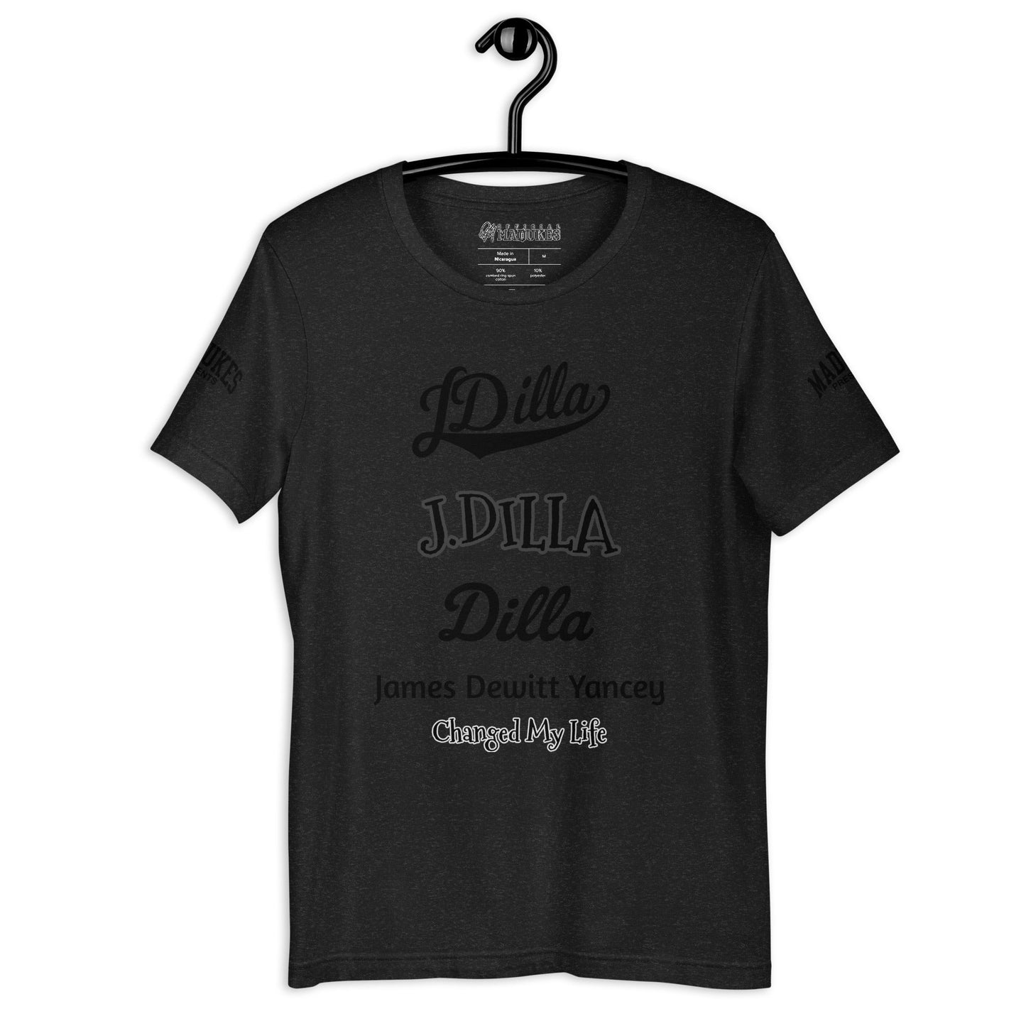 DILLA & HIS NAMES Unisex t-shirt - OFFICIAL MADUKES PRESENTS