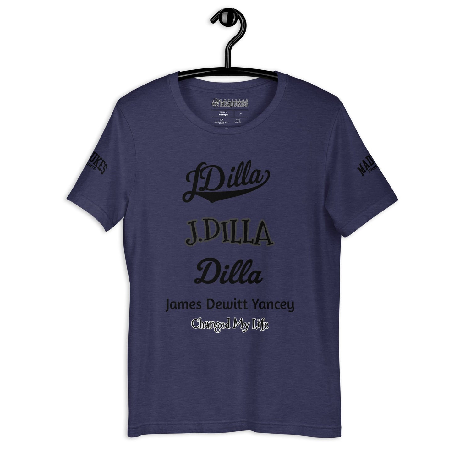 DILLA & HIS NAMES Unisex t-shirt - OFFICIAL MADUKES PRESENTS